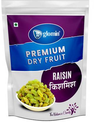 Glomin Premium Seedless Green Raisins (Kishmish) Raisins