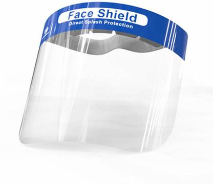 printcorners FACE SHIELD MASK FULL PROTECTION FROM VIRUS PROTECTIVE FACE SHIELD MASK Safety Visor