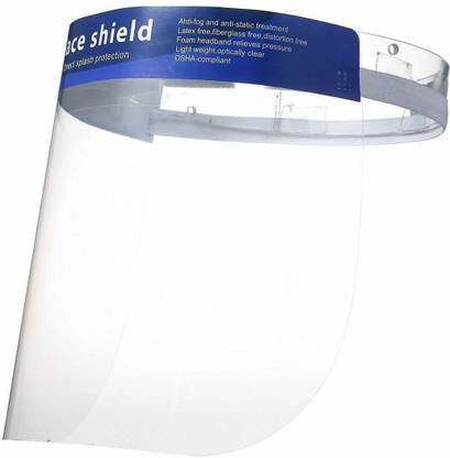 Technolite Pack of 2 Pcs Face Shield Mask Face Shield for Complete Protection of Eyes, Nose and Mouth From Splashes(2 Pieces) Safety Visor