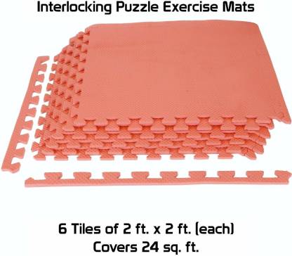 FITSY Interlocking Exercise Mats 10 mm Exercise & Gym Mat - Buy 