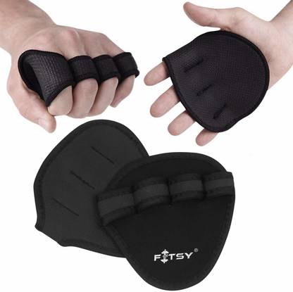 FITSY Weight Lifting Grip Pads Palm Protector for Gymnastics, Pull Ups, Chin Ups Hand Support