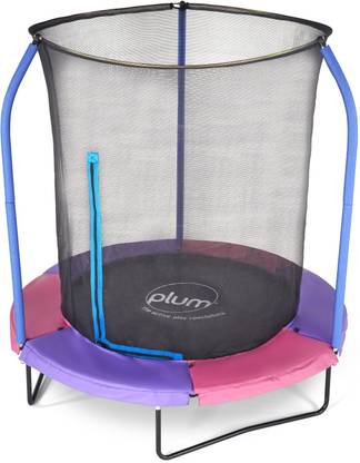 Plum Plum 6ft. Springsafe Trampoline and Enclosure with Reversible Features Trampoline
