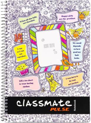 Classmate Pulse A4 Notebook Single Line 180 Pages