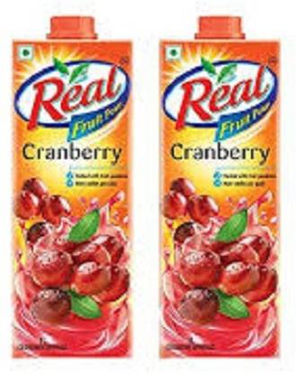 Real cranberry combo (1L) (pack of 2)