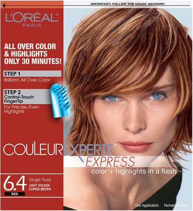 L'Oréal Paris Couleur Experte 2-Step Home Hair Color , Ginger Twist