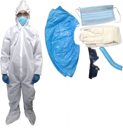 ROSHI PPE KIT with full body cover 70 GSM Safety Jacket