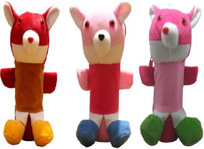 Manan Shopee My Fuzzy Teddy Bottle Cover 240Ml (Pack Of 3)