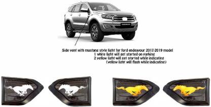 OnWheel Car LED Side Vent Exterior Light Accessories with Double Indicator Car Fancy Lights