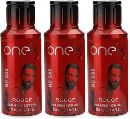one8 by Virat Kohli Rouge deo 3pc 120ml Each RG3 Body Spray  -  For Men