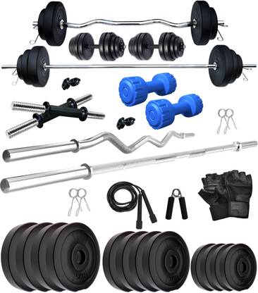 Adrenex 40 kg PVC COMBO 42 WB With PVC Dumbbells Home G...