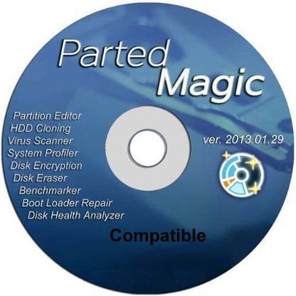 COMPATIBLE Parted Magic - Powerful Partition Editor and Cloning / Backup Tool