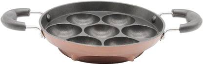 IDEAL Nonstick Compo 7 Pits Induction Compatible Paniyaram Pan 1 L capacity 20 cm diameter