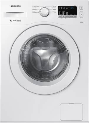Samsung 6 kg Inverter Fully Automatic Front Load Washing Machine with In-built Heater White