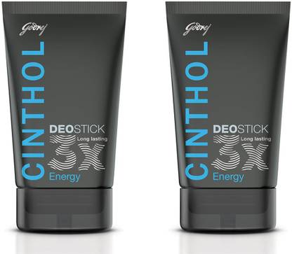 CINTHOL Deo Stick Energy 40g (Pack of 2) Deodorant Stick  -  For Men