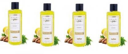 KHADI MEGHDOOT  with 65% Alcohol for protection against germs - 210 ml pack of 4 Hand Sanitizer Bottle