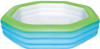 DIVI DIVINE Deluxe Inflatable Octagon Family Swimming Pool Inflatable Swimming Pool