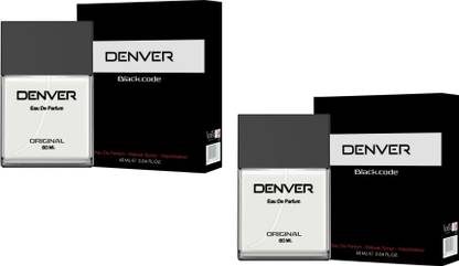 DENVER Black Code Perfume (60ml*PACK OF 2) BK02 Eau de Parfum  -  120 ml