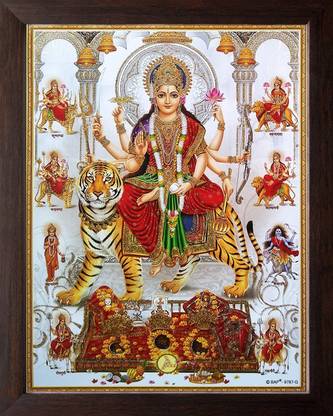 Rk Goddess Durga Religious Frame