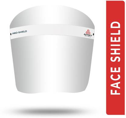 Autofy PRO SHIELD Reusable Wipe Clean Face Shield Face Protection Face Mask Safety Visor