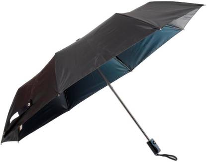Sun Brand Sunray Auto Open 3 Fold UV Protective Black pearlised Umbrella