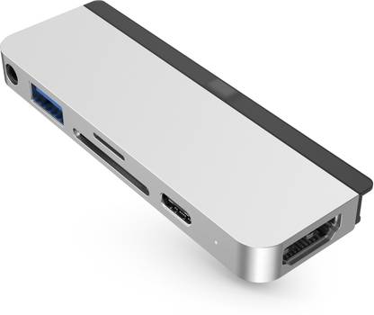 HyperDrive 6 in 1 USB C hub for iPad Pro HD319B-Silver USB Hub