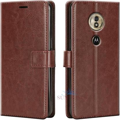 SUNSHINE Wallet Case Cover for Moto g6| Inside TPU with Card Pockets | Wallet Stand | Magnetic Closure