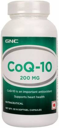 GNC CoQ-10 200mg Anti-Oxidant For Heart Health