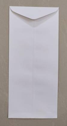 vidhyastationers White Envelop Size 9X4 Cms Envelopes