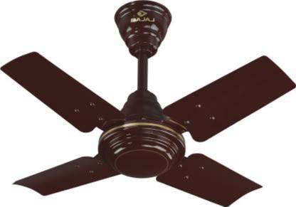 BAJAJ Maxima 600 mm Ceiling Fan Brown High Speed 600 mm 4 Blade Ceiling Fan