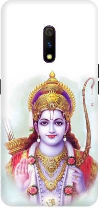 Clickzone Back Cover for Realme X Printed God Ram Jai shree ram- Mobile Back Cover