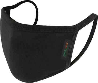 Autofurnish Trendy Cotton Washable Reusable Face Mask for Men/Women - Black (Made in INDIA) Reusable, Washable Cloth Mask