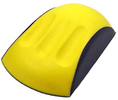 Mass Pro 6 Inch Hand Sanding Mouse Block, Nylon Foam Hook and Loop Sand Pad for Abrasive Orbital Sander Disc 6 inch Random Orbital Sander