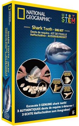 NATIONAL GEOGRAPHIC Shark Tooth Dig Kit