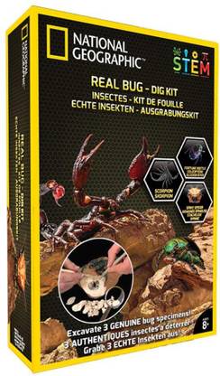 NATIONAL GEOGRAPHIC Real Bug Dig Kit
