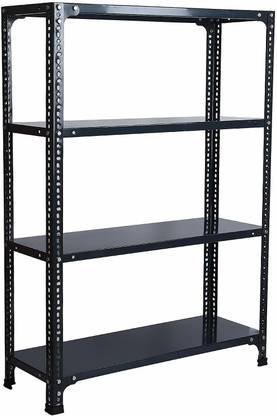 Spacious CRC Sheet 4 Shelf Slotted Angle Rack-05 Luggage Rack