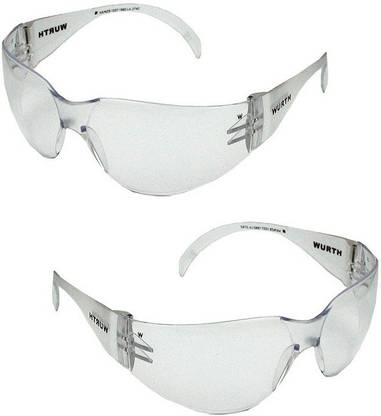 wuerth Polycarbonate Standard Safety Glass Power Tool, Wood-working, Laboratory  Safety Goggle