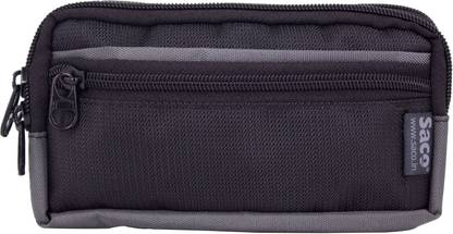 Saco Horizontal Belt Loop Sanitisation Equipment Storage Travel Bag for Gloves Mask Sanitizer