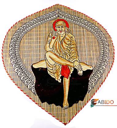 फाबिदो Bamboo Craft Saibaba Handmade Home Decorative Wall Hanging