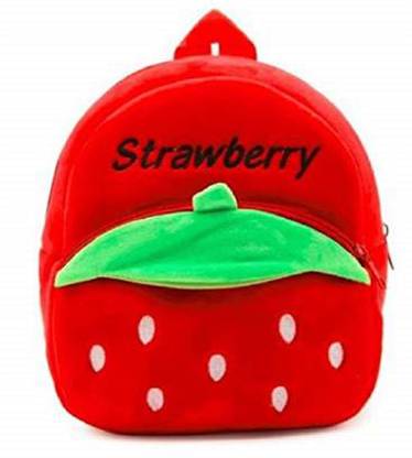 Div Toys Strawberry Red-211 Waterproof School Bag