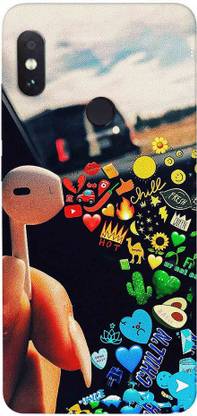 FULLYIDEA Back Cover for Mi A2, MUSIC, SONGS, HAPPINESS