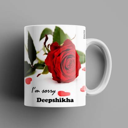 Beautum Deepshikha I AM SORRY Printed White Model No:BYSIMG004532 Ceramic Coffee Mug