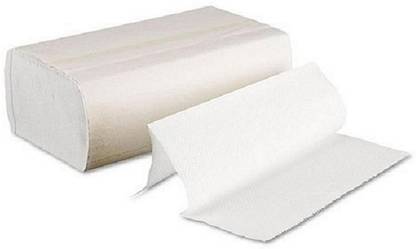Blooms C-Fold Tissue Paper - 2600 Pieces ( Pack of 20 ) White Paper Napkins