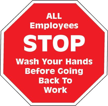 wash your hand Paper Print