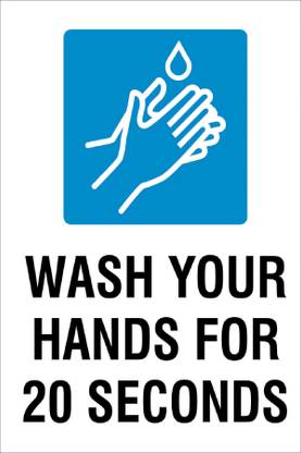 Wash Your Hand Paper Print