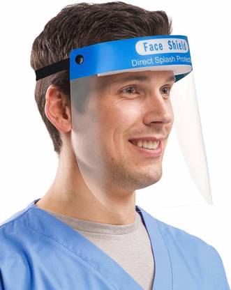 CASE CREATION MASK SHIELD PROTECTION Case Creation Series -Full Safety Face Shield Transparent Whole Face,Anti-Saliva Protective Hat,Reusable Breathable Visor Wind Dust proof Hat Shield with Protective Film Elastic Band Safety Cap