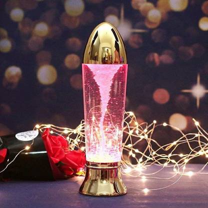 KLS Tornado Lamp LED Multi Color Changing, Battery/USB Cable Operated Table Lamp
