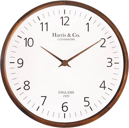 Harris & Co. Clockmasters Analog 33 cm X 33 cm Wall Clock