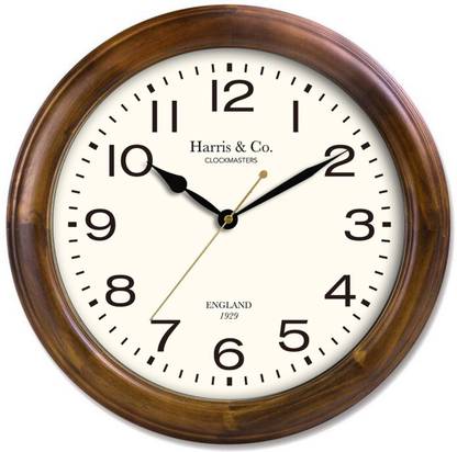 Harris & Co. Clockmasters Analog 35 cm X 35 cm Wall Clock