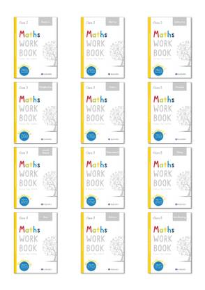 Key2Practice Maths Workbook For Class 3 (Numbers (Four digits),Addition,Subtraction,Multiplication,Division,Fractions,Lines & Shapes,Measurements,Money,Time,Patterns,Data Handling) Combo Of 12 Books  - Maths workbooks combo for class 3 with fun activity worksheets for home practice