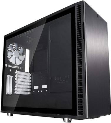 Fractal Design FD-CA-DEF-R6C-BK-TGL Computer Case Define R6 USB-C Black TG Mid Tower Cabinet
